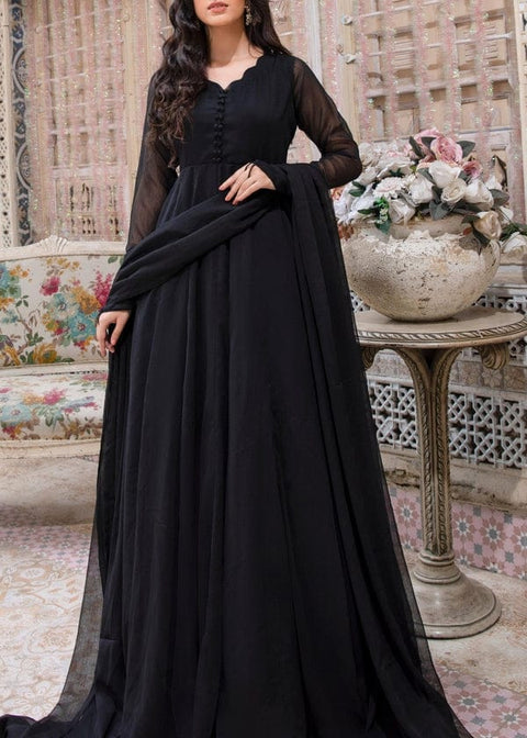 Black Grace – Embroidered Frock 2 Piece
