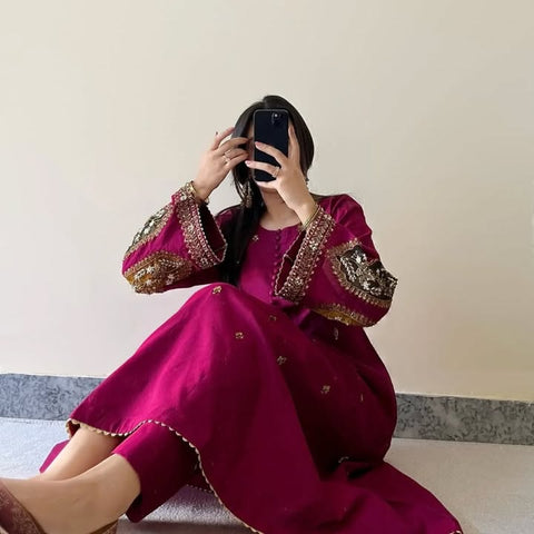 Zincorus Embroidered 2PC