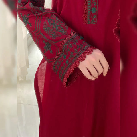 Abroo Maroon 3PC